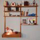 Rival Scandinavian shelves & wall secretary by Kjell Riise, 1960s