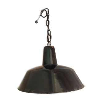 Industrial hanging lamp in enamelled sheet metal  50/60