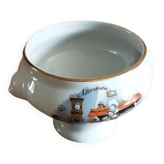 Porcelain soup bowl