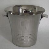 Silver stainless steel champagne bucket 18.10