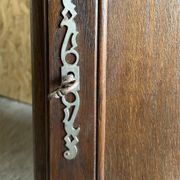 Encoignure à porte, merisier style louis XV, vintage, années 60
