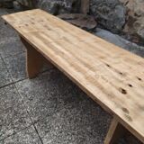 Beech farm bench