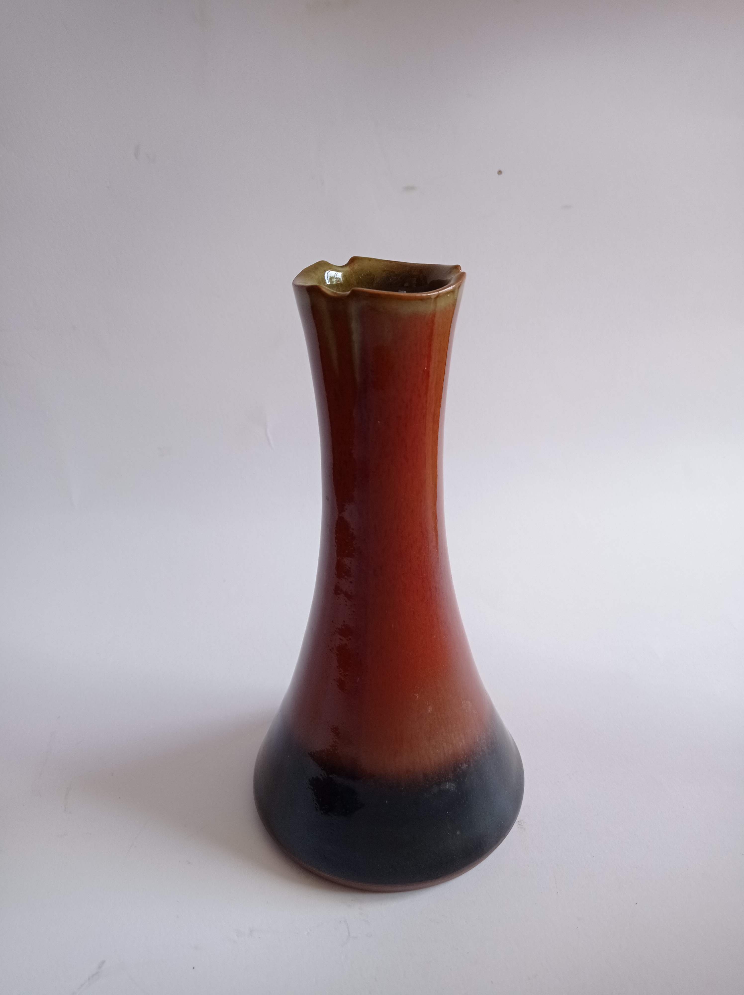 Ceramic vase signed
