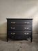 Vintage black chest of drawers