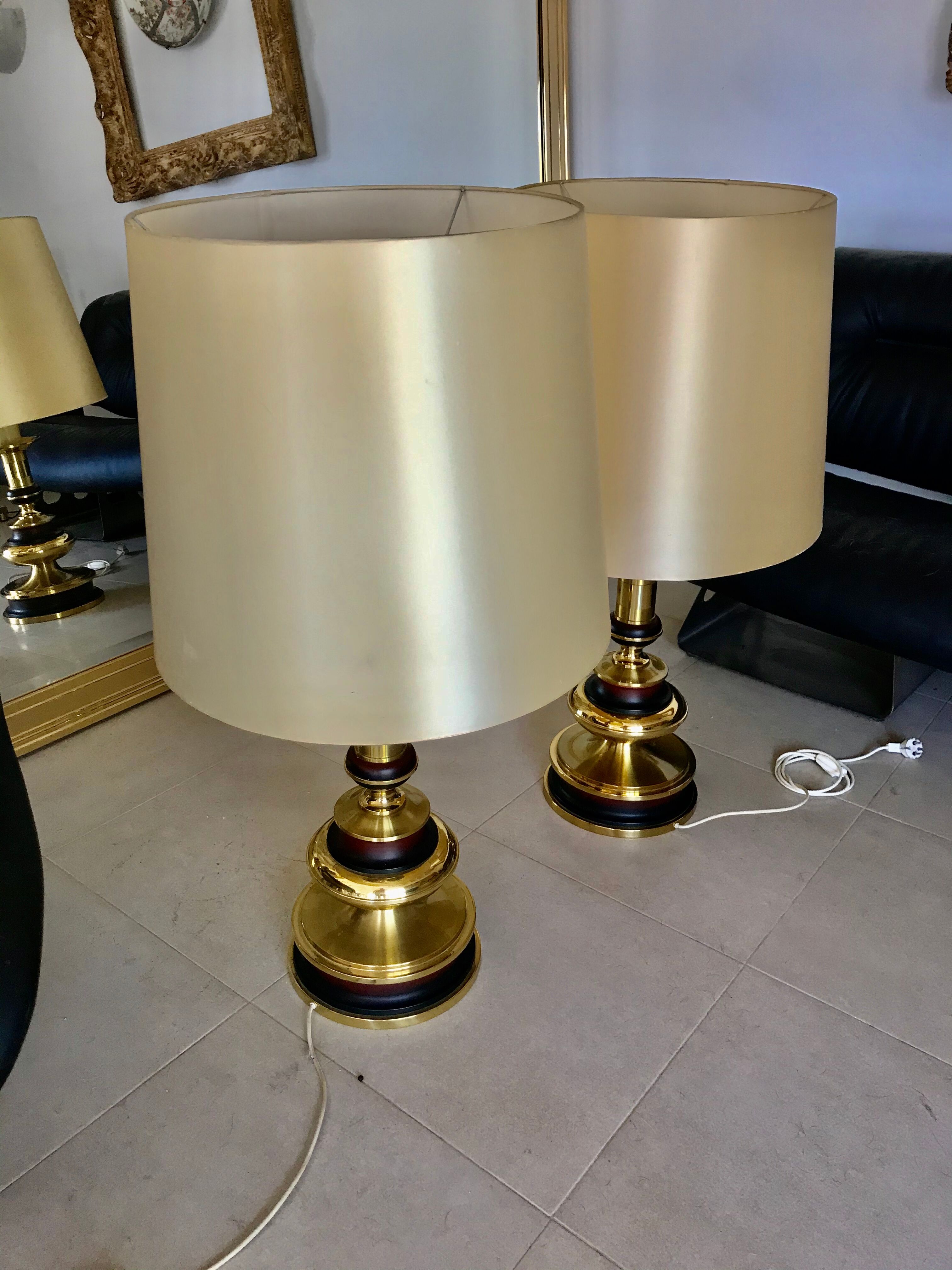 Pair of METAL XXL lamps
