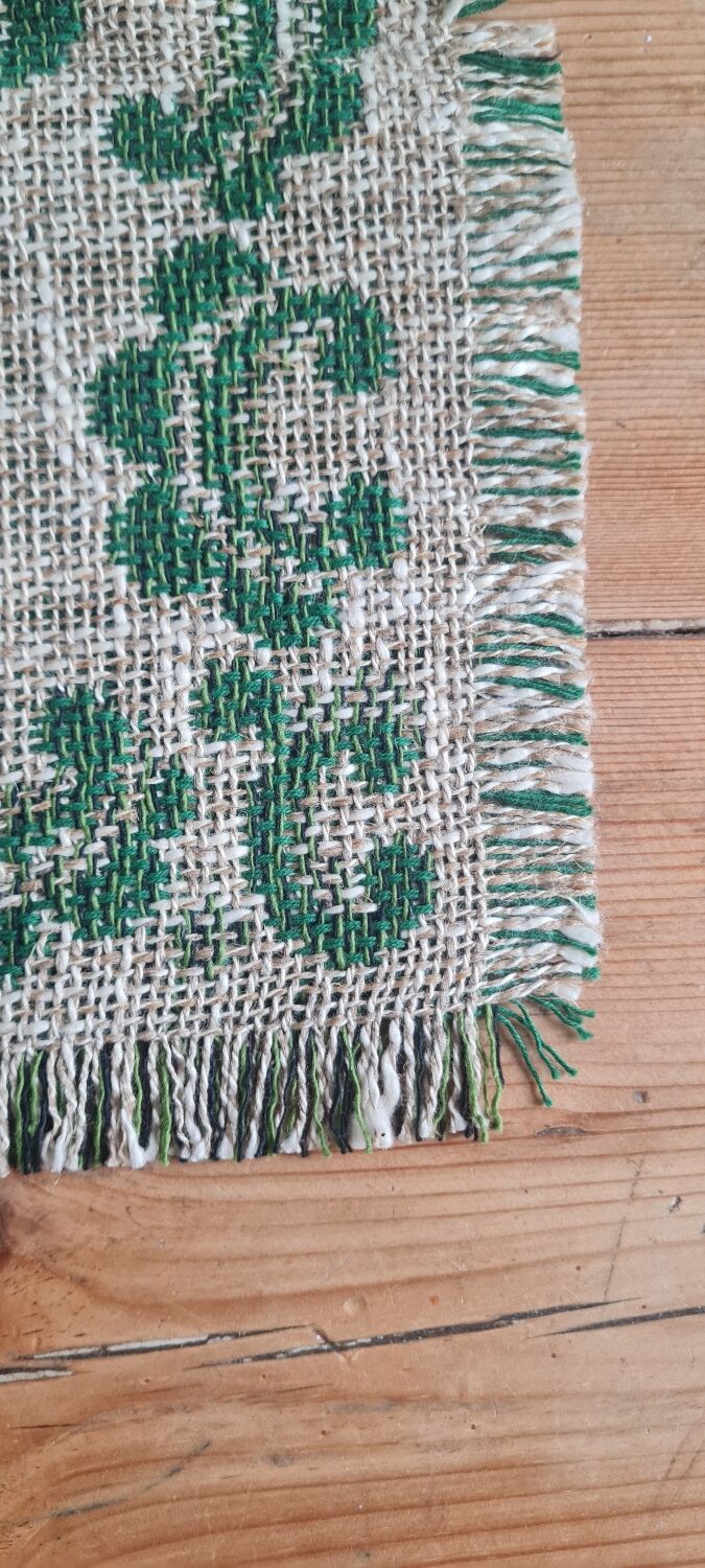 Vintage linen placemat