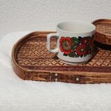 Duo de plateaux en bambou