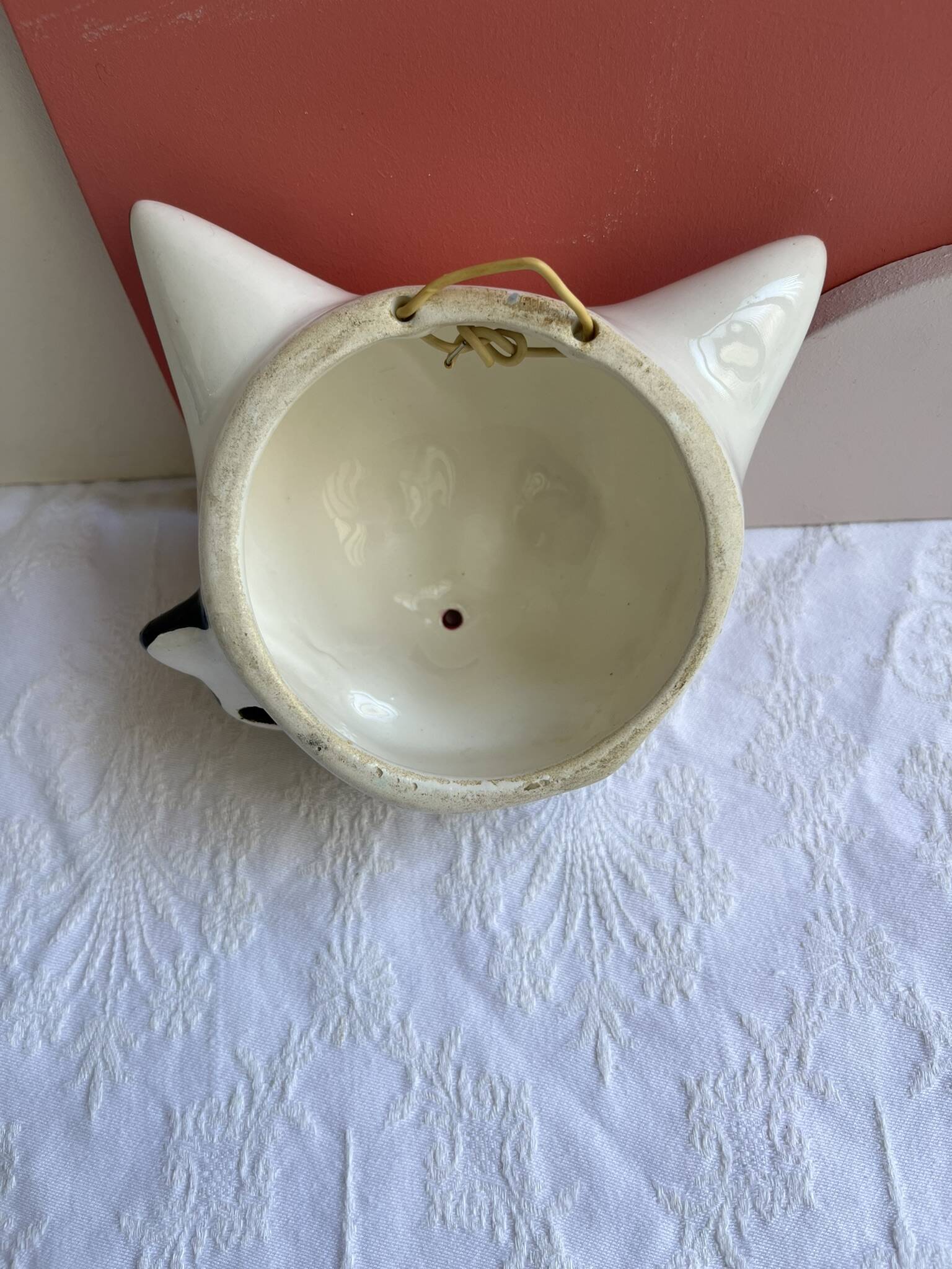 Chat dévidoir à ficelle années 70