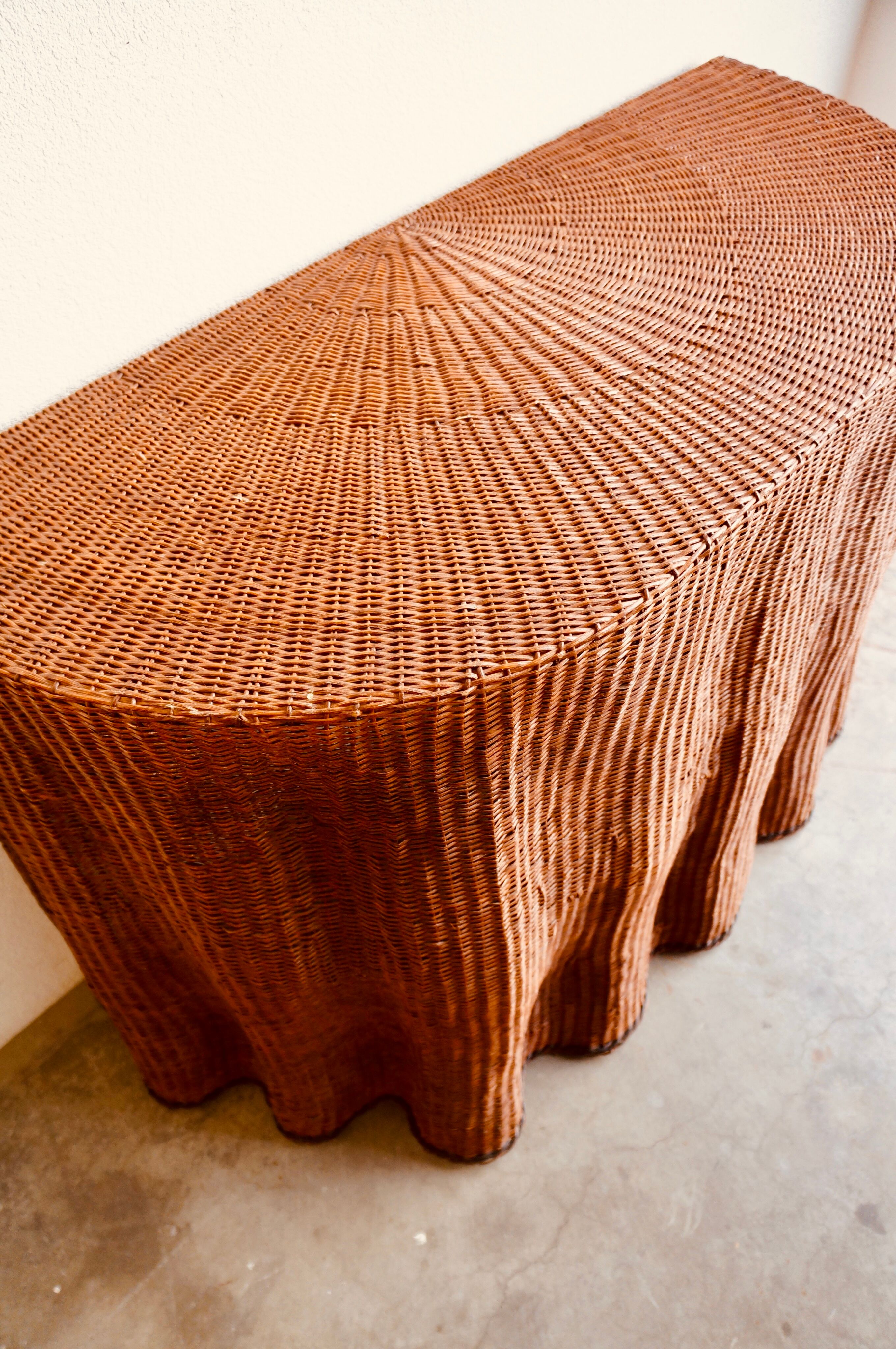 Table Console Trompe-l'oeil "Liguria"