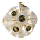 Contemporary Venied-White “Alabastro” Glass Sputnik Chandelier