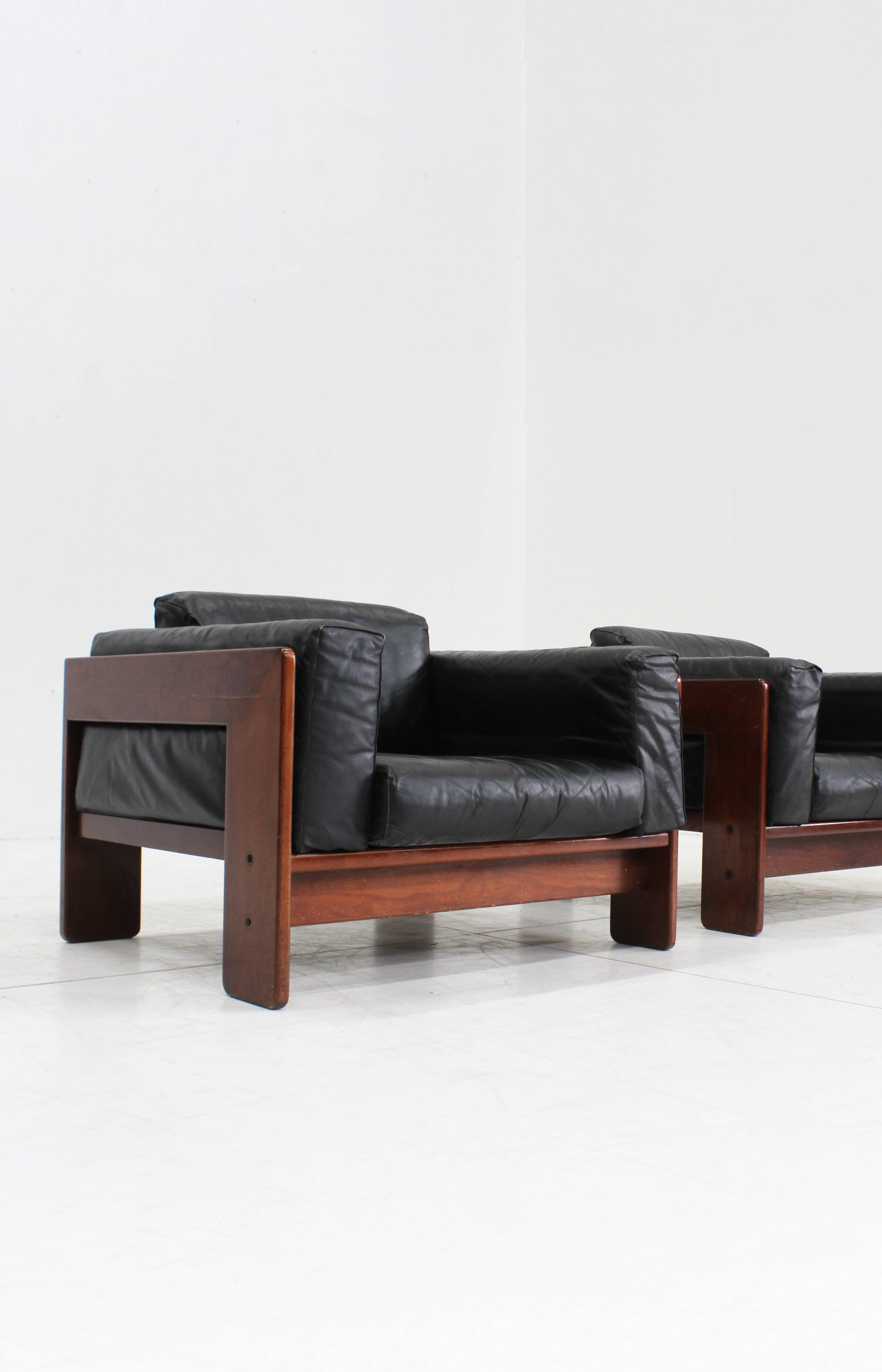 Vintage Knoll Bastiano Armchairs by Tobia Scarpa set of 2