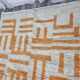 Handmade Berber rug Azilal orange size 150 x 250 cm