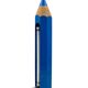 Pierre Sala, postmodern blue Pencil table lamp, Ed. Vilac France 1980s
