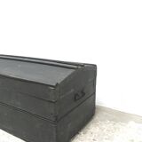 Matte black curved trunk