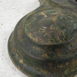 Art Deco bistro table, garden table on cast iron base