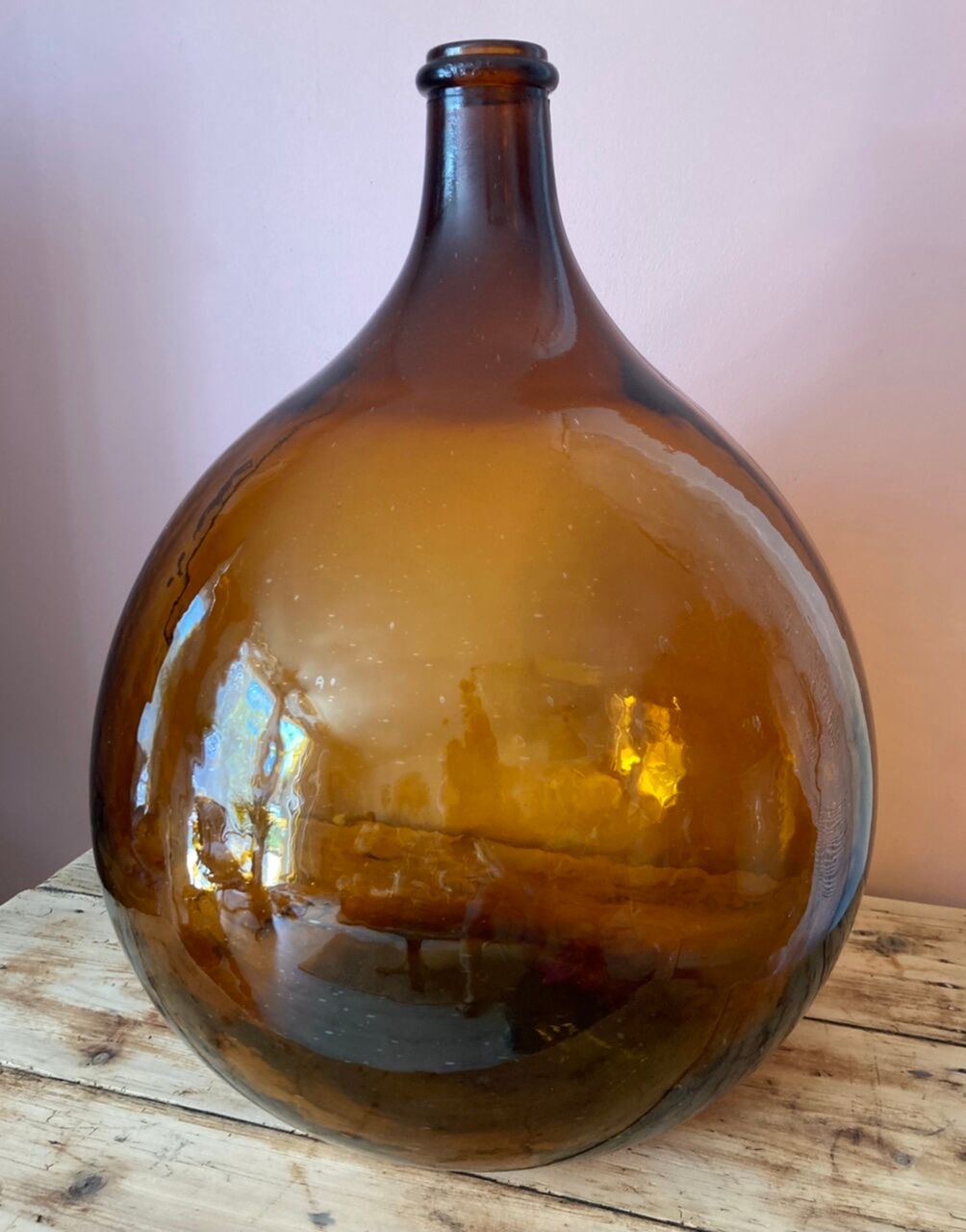 Demijohn 25 L amber