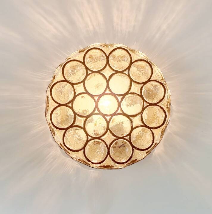 Mid-Century Modern Glass Ceiling Lights from Limburg, 1960s/1970s