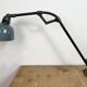 Lampe de table d'atelier en émail gris industriel de Siemens, années 1950