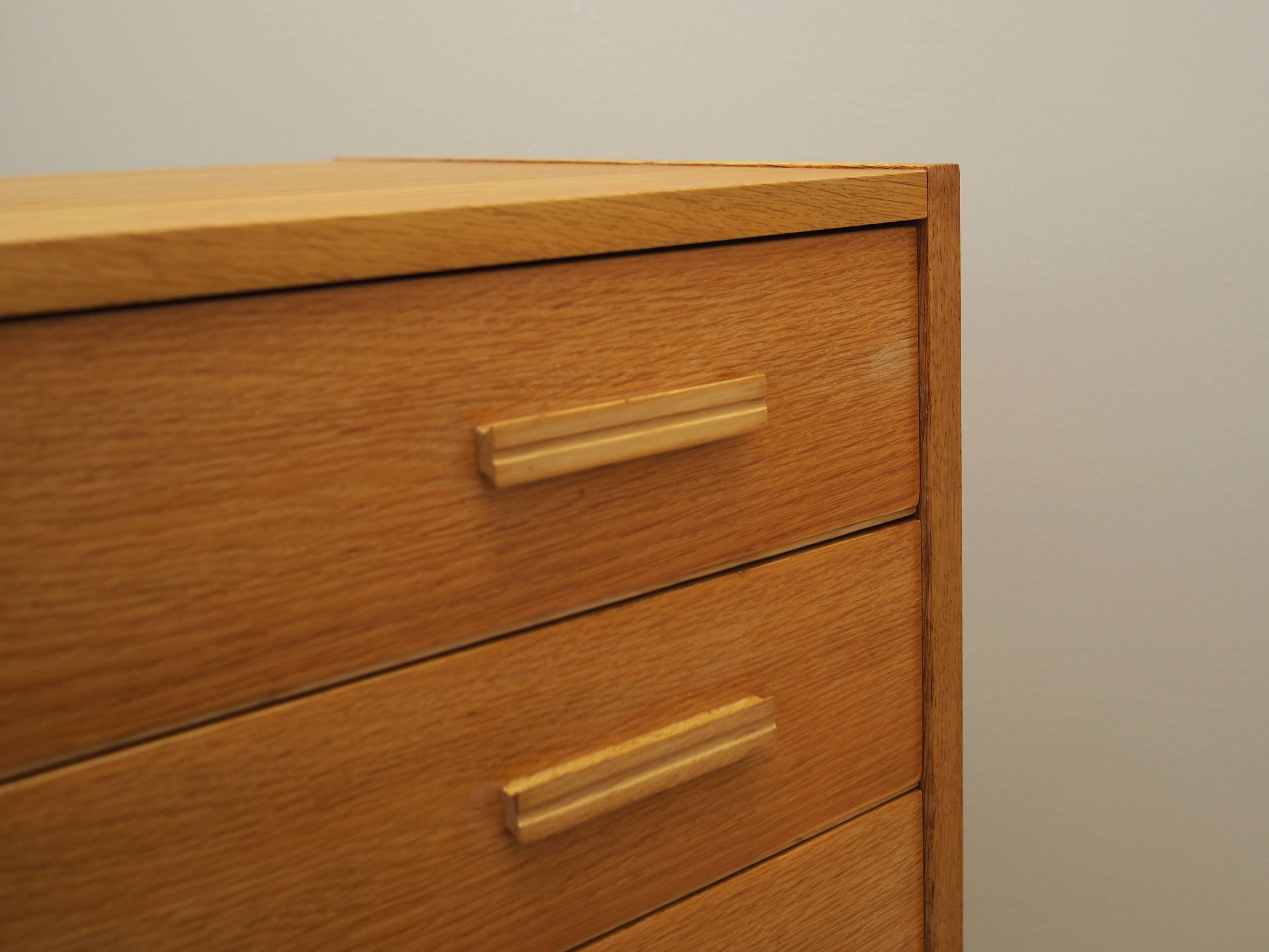 Ash chest of drawers, Danish design, 1970s, production: Denmark