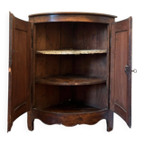Oak corner cabinet