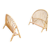 70s wicker basket