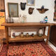 Ancienne console d’atelier en chêne