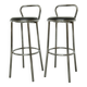 Pair of Rodet bar stools 1970 82.5cm