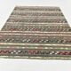 Tapis kilim bohème marron 7x10, motif ethnique, 202x304 cm