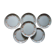 Dessert plates Niderviller 1960 sandstone enamelled, model Maille