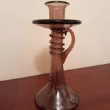 Biot bubble glass candle holder