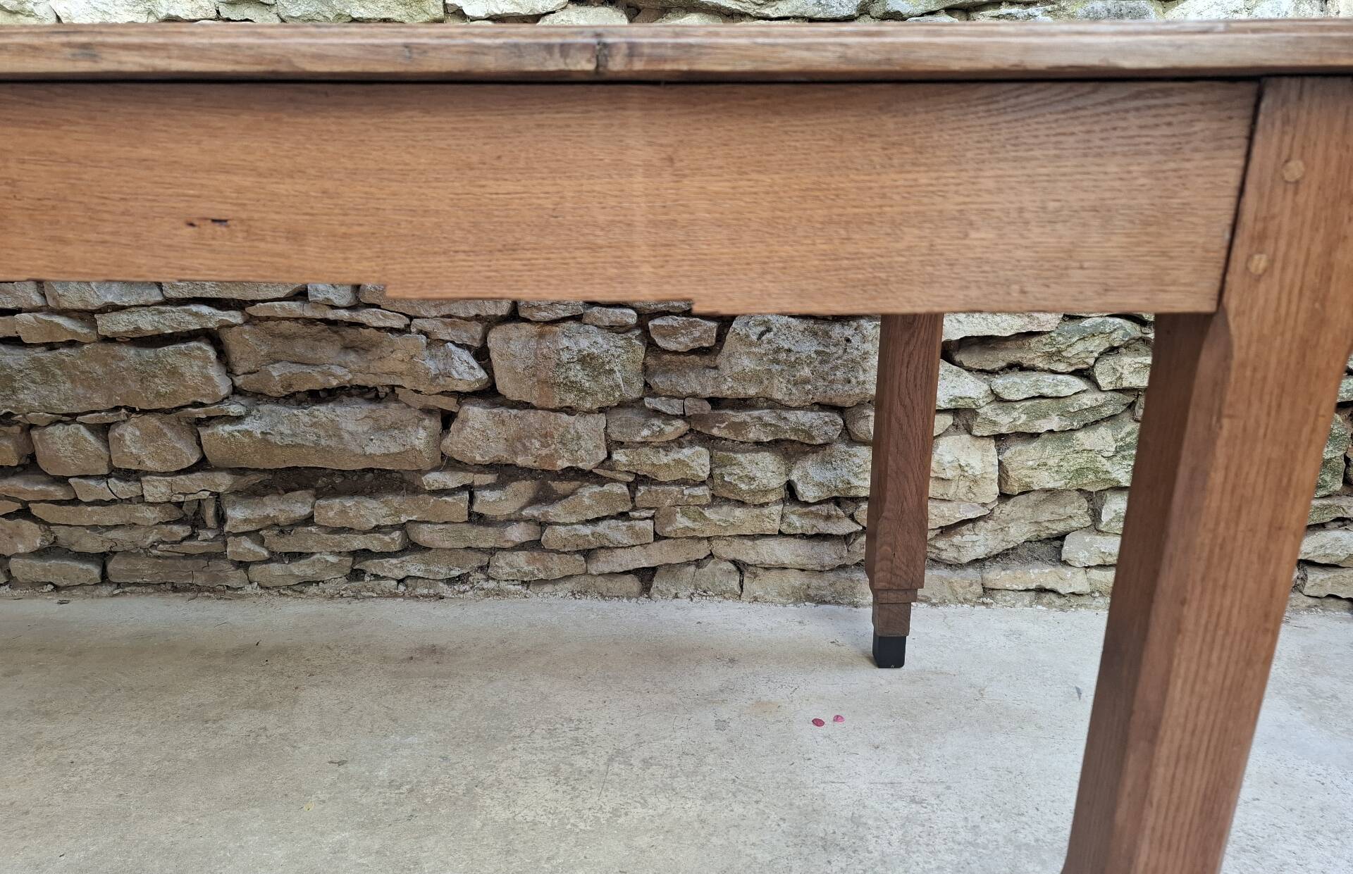 Oak farmhouse table 199cm x 89cm