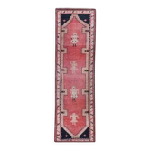 Tapis de couloir turc vintage 97x305 cm
