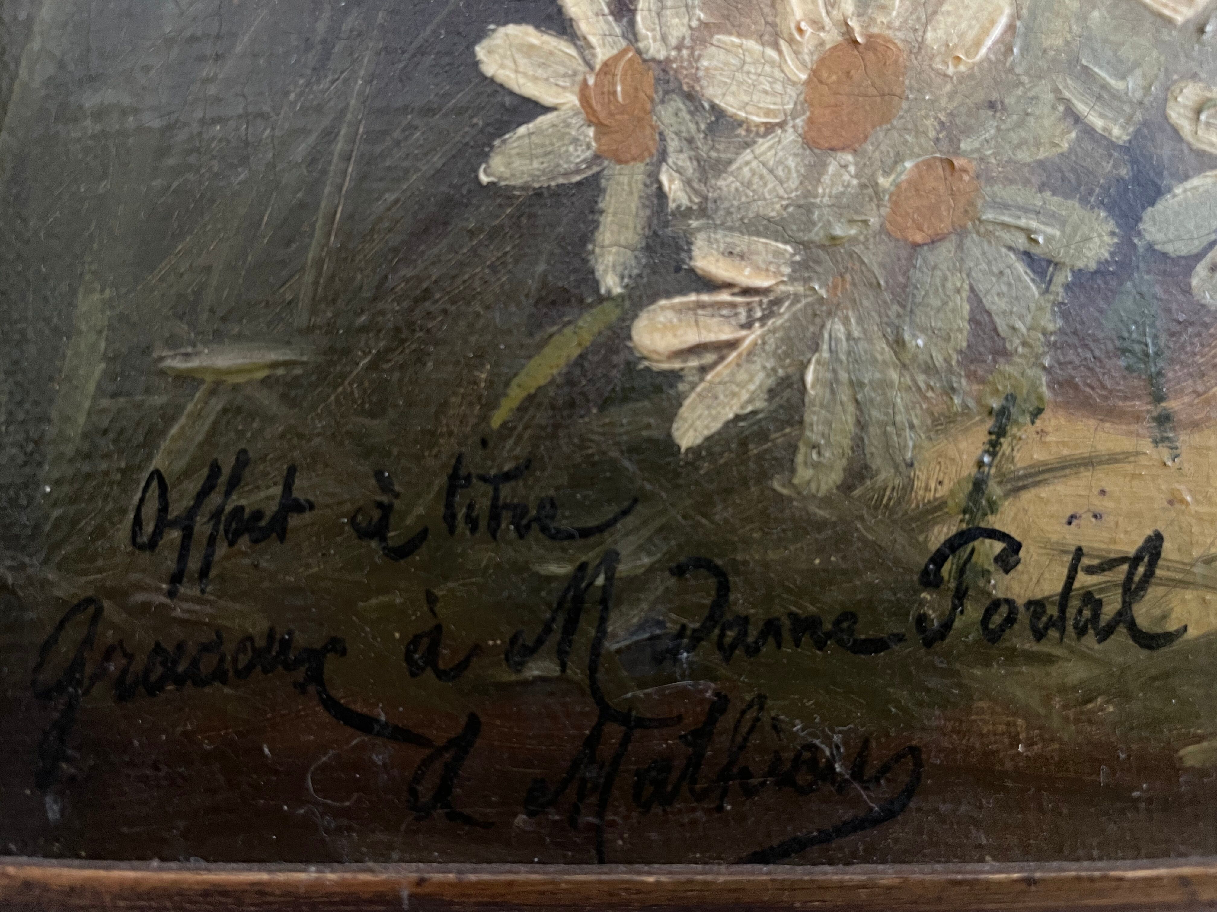 Old painting, oil on canvas