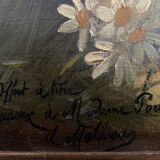 Old painting, oil on canvas