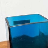 Mid-Century German Glass Block Vase by Ingrid Glas, Germany, 1960s