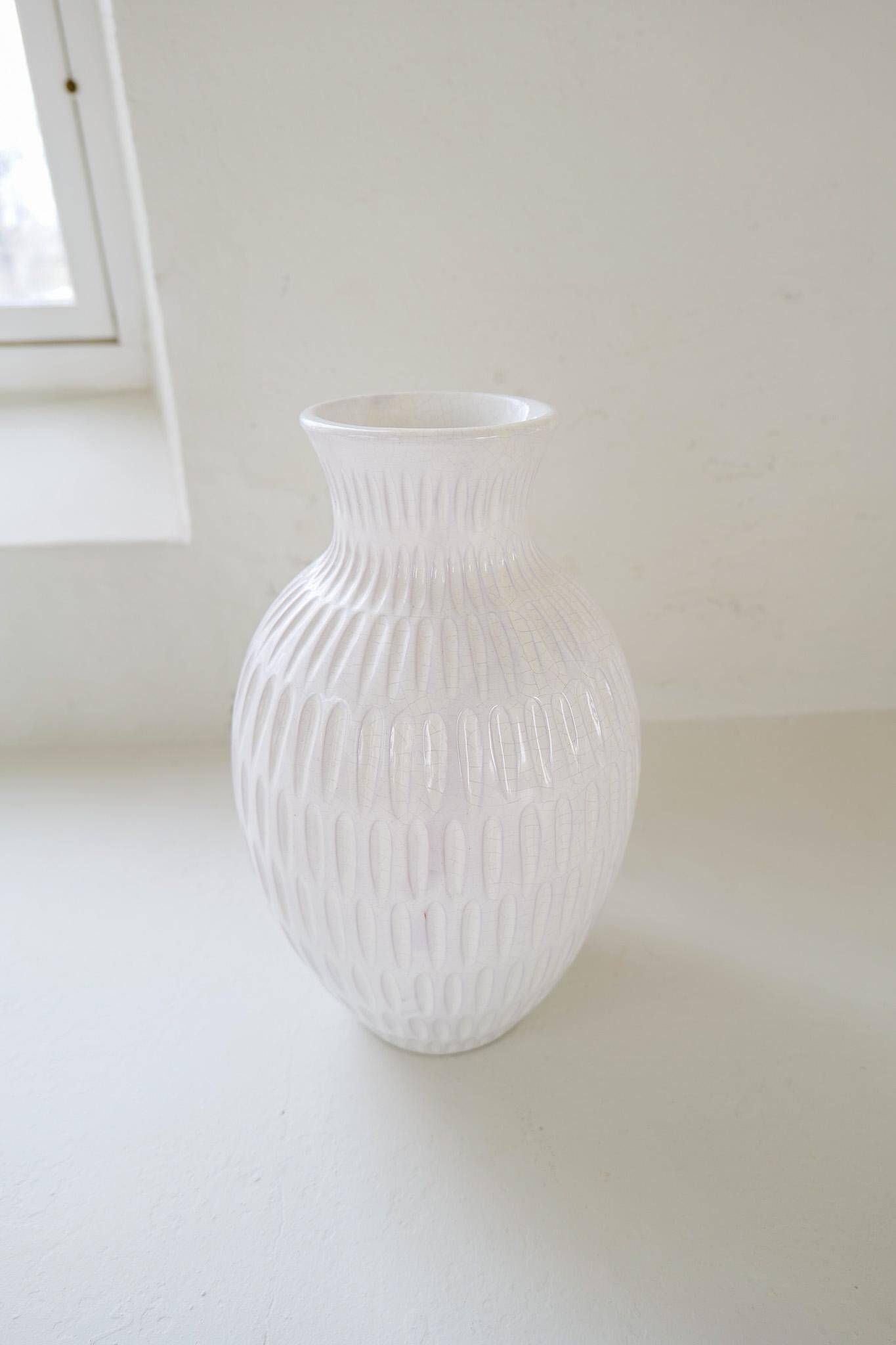 Large Art Deco Vase Ekeby Anna-Lisa Thomson, 1940s, Sweden