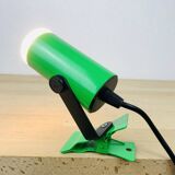 70s green clamp spot light