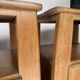 Pair of oak bedside tables 1950