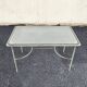 Glass and metal coffee table, Neoclassical/Art Deco
