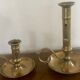 Antique brass candlesticks