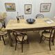 Solid oak farmhouse table