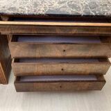4-drawer chest of drawers with marble