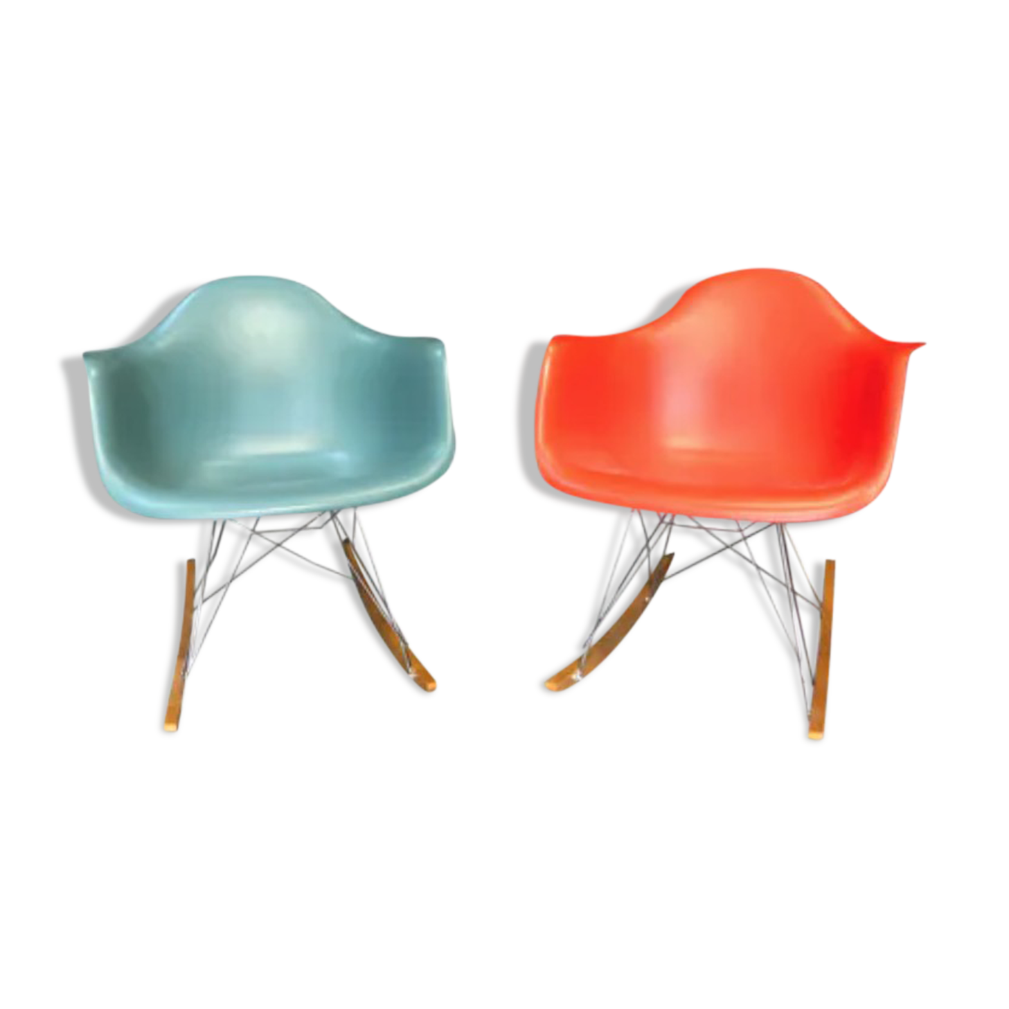 Rocking chair by Charles & Ray Eames by Vitra