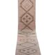 Vintage Turkish hallway rug 85x897 cm