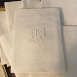 Monogrammed napkins dm