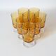 8 Cristal d'Arques Luminarc Suede amber glasses - Very good condition