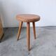 Golden oak tripod stool