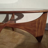 Astro model oval coffee table - designer Victor Wilkins - Edition G Plan - 1960
