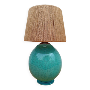 Lampe céramique craquelée