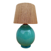 Art Deco cracked ceramic lamp from the 1930s